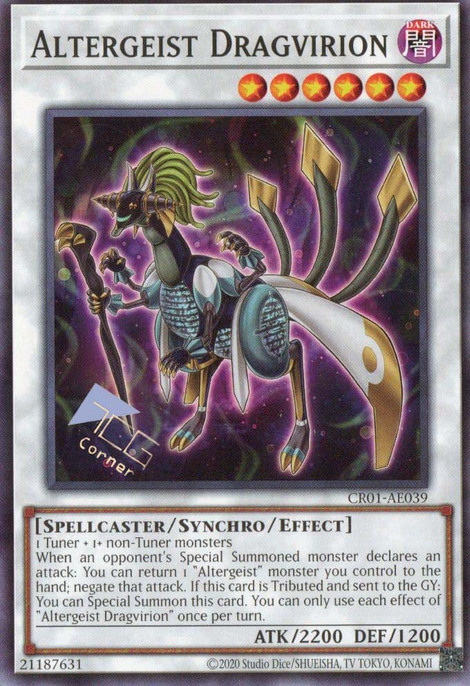 YU GI OH AE - Single Card - CR01-AE039 Altergeist Dragvirion (N)