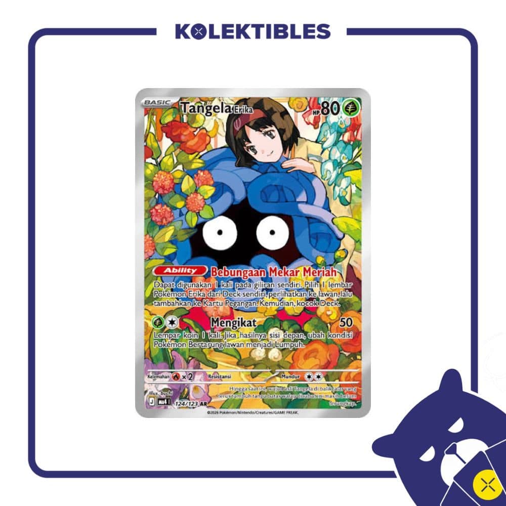 Pokemon Indo – MA4 124/123 AR – Tangela Erika 01/294/02/11/111