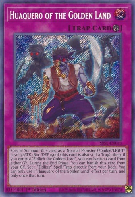 YU GI OH AE - Single Card - CR02-AE197 Huaquero of the Golden Land (SR)