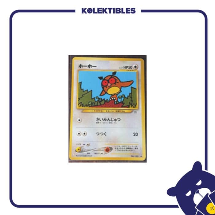 Pokemon Jepang 1996 – No.163 HootHoot Pocket Monster 01/233/02/11/113