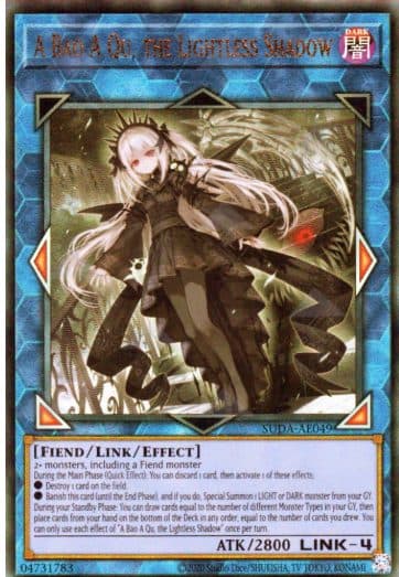 YUGIOH AE - SUDAAE049 A Bao A Qu, the Lightless Shadow (UL)