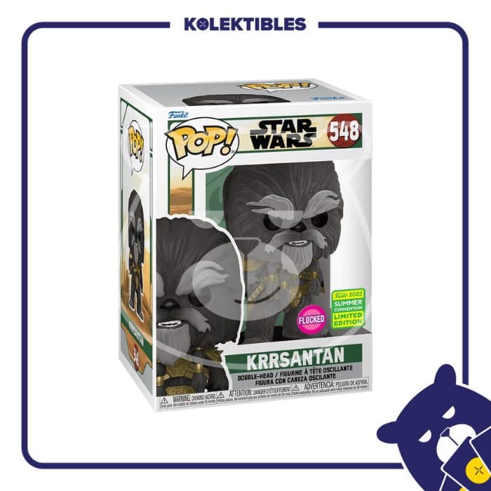 Funko POP! Star Wars – 548 Krrsantan Flocked 2022 Summer Con Limited Edition 01/04/011/30/195