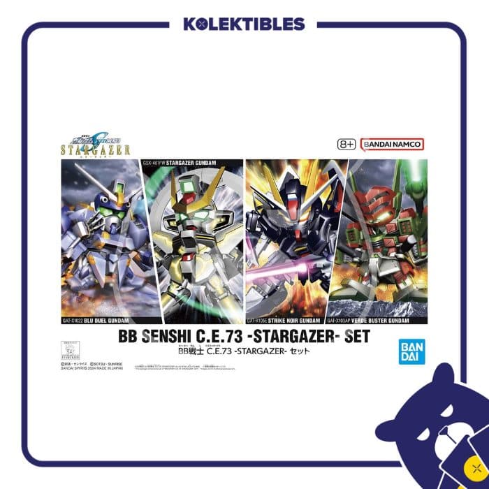 Gundam Model Kit - SD BB Senshi CE 73 Stargazer Set 01/162/10/29/194