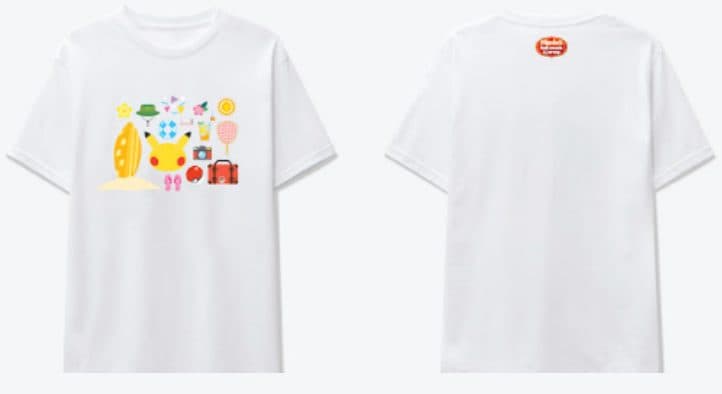 MERCH POKEMON - T-Shirt Adult Putih