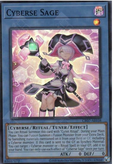 YU GI OH AE – CR07-AE038 SR Cyberse Sage