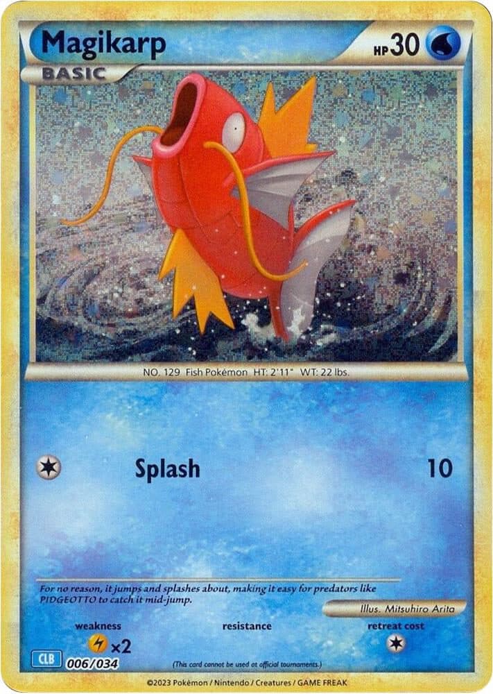 Pokemon Classic Collection 006/034 CLB – Magikarp HOLOFOIL