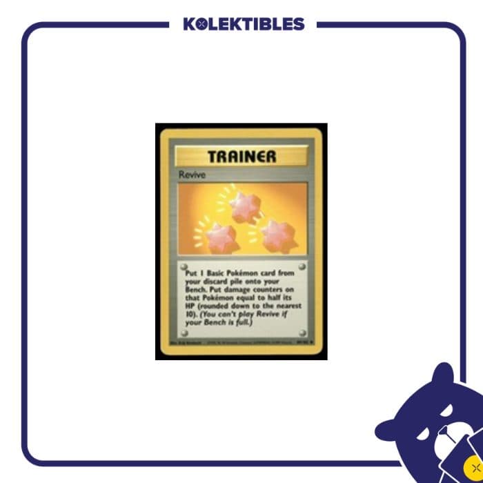 Pokemon English - 1999 Base Set 89/102 - Revive - 01/280/02/11/111