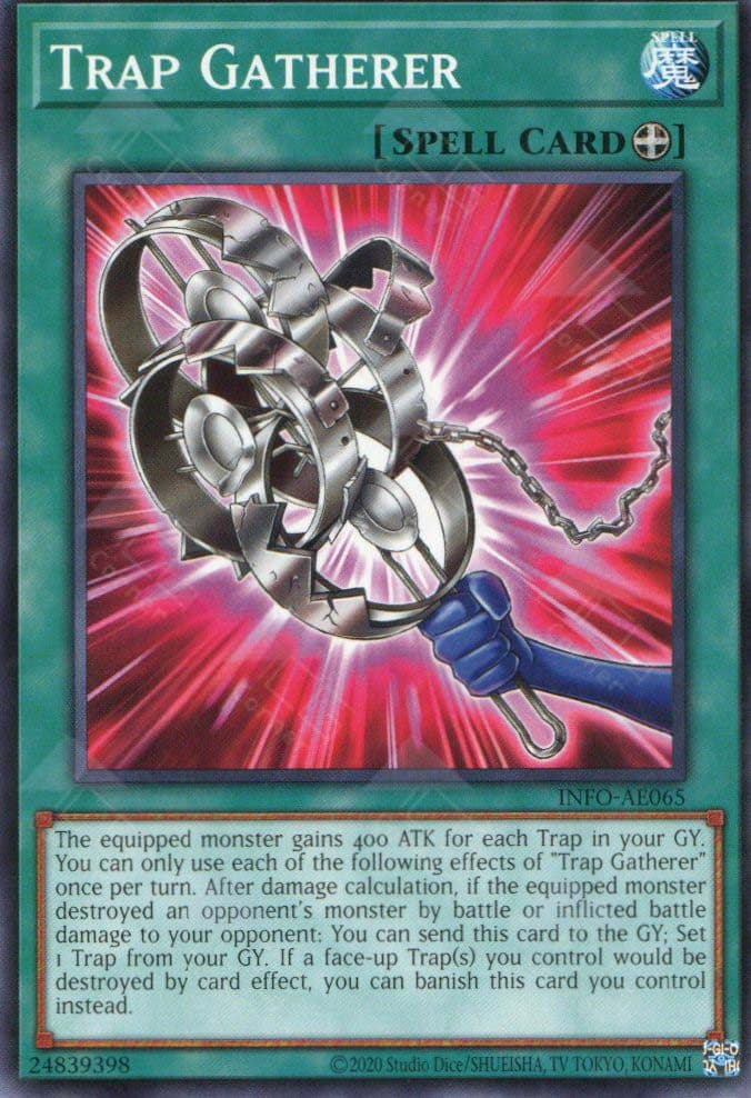YU GI OH OH - INFO-AE065 Trap Gatherer (N)