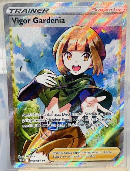 POKEMON INDONESIA S10D – 078/067 SR – Vigor Gardenia