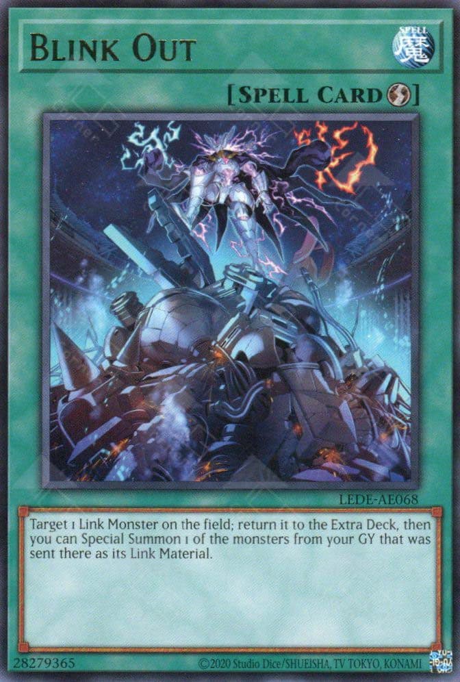 YU GI OH AE - Single Card - LEDE-AE068 - Blink Out (R)