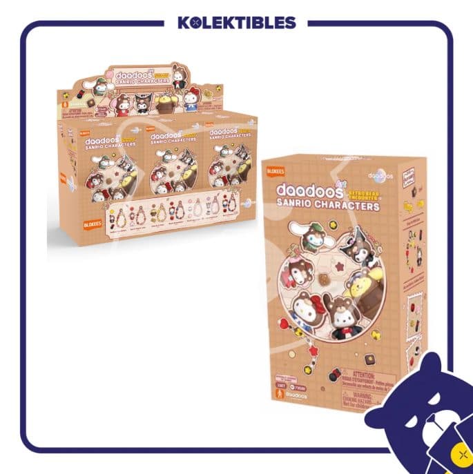 Blokees Blind Box – Sanrio Daadoos Art Series – Retro Bear Encounter