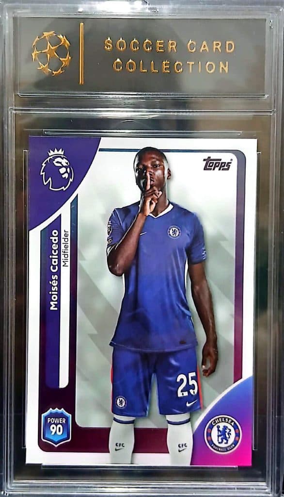 Soccer Card Collection – Topps Moises Caicedo Midfielder 90 01/138/02/20/188