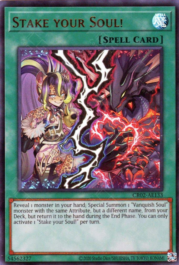 YU GI OH AE - Single Card - CR02-AE133 - Stake Your Soul! (UR)