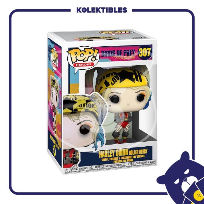 Funko POP! Birds of Prey – 307 Harley Quinn Roller Derby 01/04/011/30/195