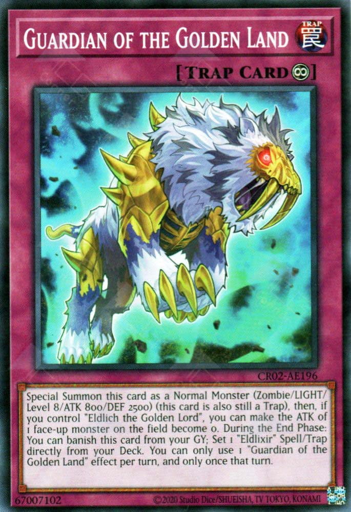 YU GI OH AE - Single Card - CR02-AE196 Guardian of the Golden Land (N)