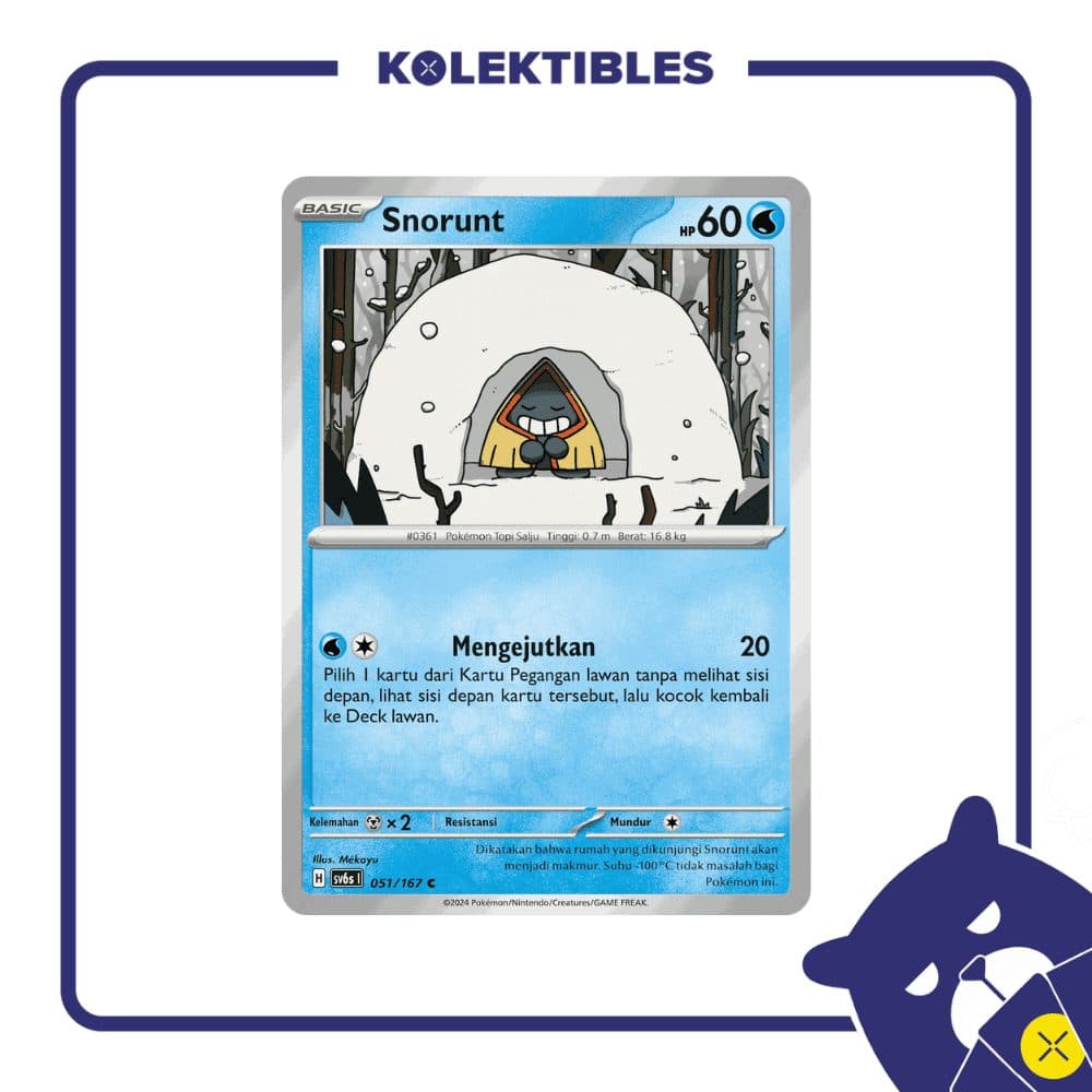 Pokemon English - TWM EN 051/167 Snorunt