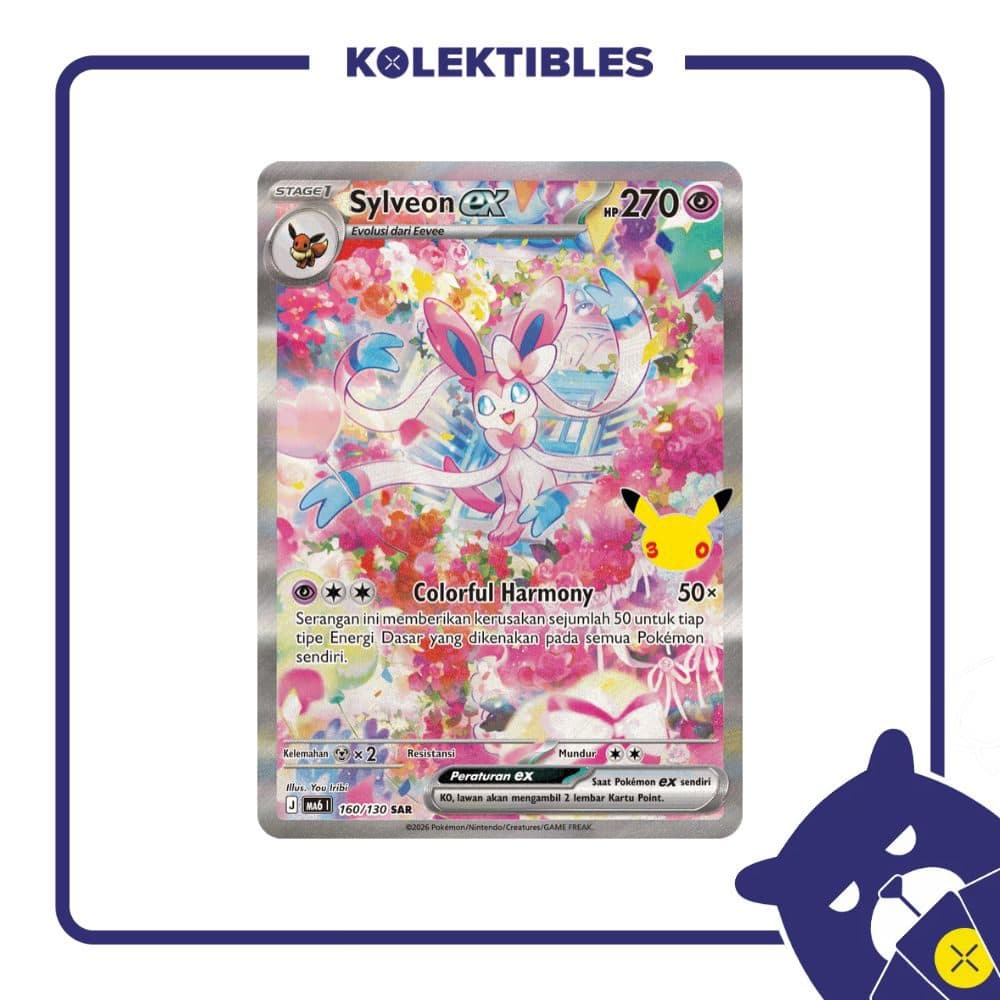 Pokemon Indonesia - MA6 160/130 SAR - Sylveon EX (Part 3)