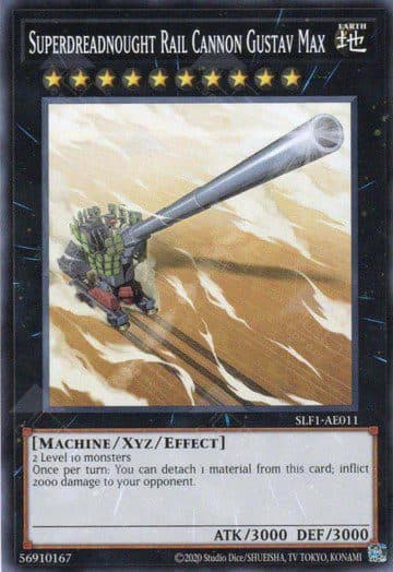 YU GI OH AE - SLF1-AE011 Superdreadnought Rail Cannon Gustav Max (N)