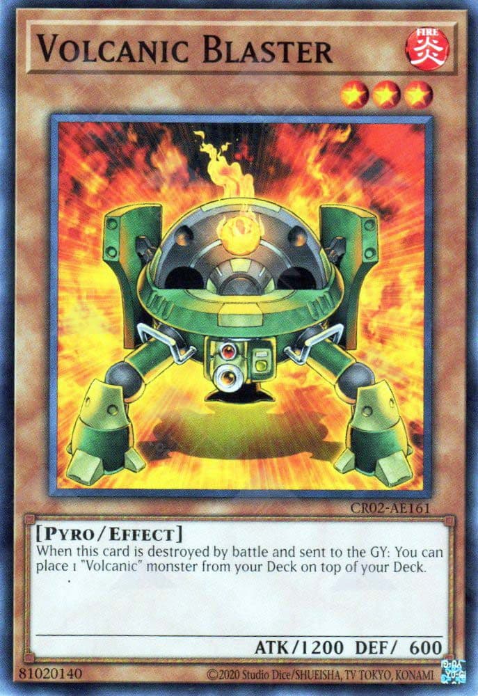 YU GI OH AE - Single Card - CR02-AE161 Volcanic Blaster (N)
