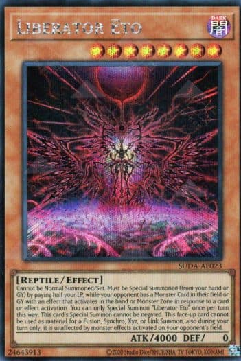 YUGIOH AE - SUDA-AE023 Liberator Eto (SER)