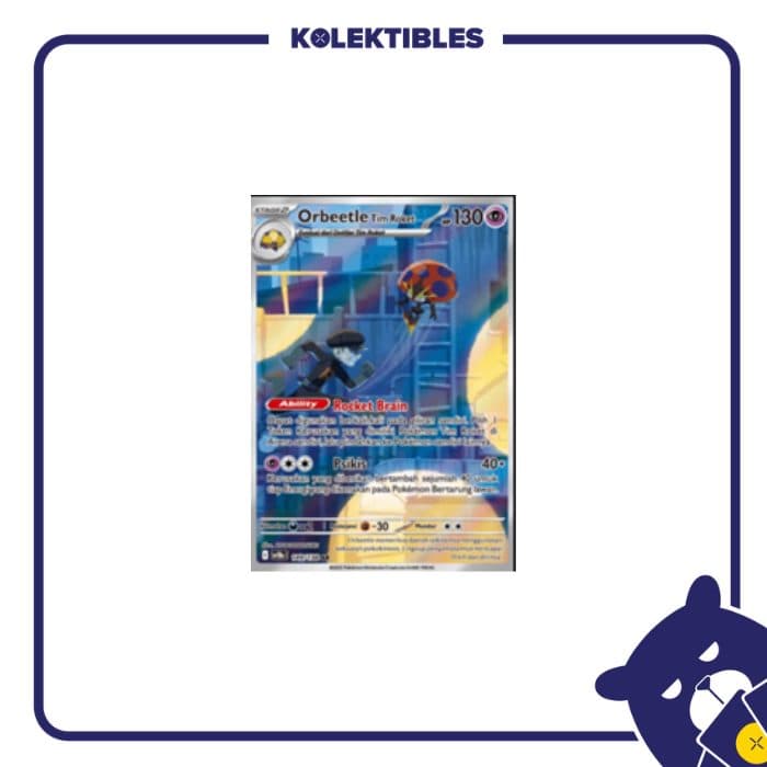Pokemon Indonesia –sv10s 149/138 AR Orbeetle Tim roket 01/132/02/11/111