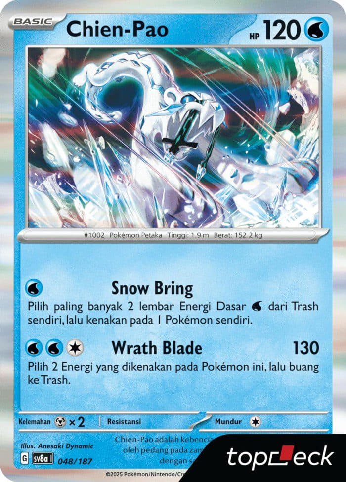 POKEMON INDONESIA – Sv8a Aegislash Holo 111/187 R
