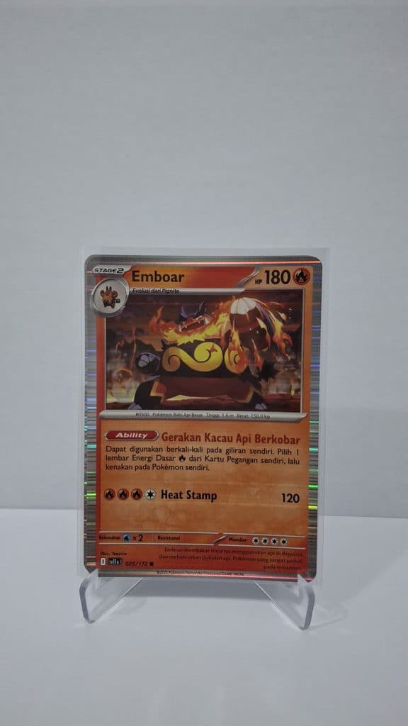 POKEMON INDONESIA - SV11S - 025/172 R - Emboar