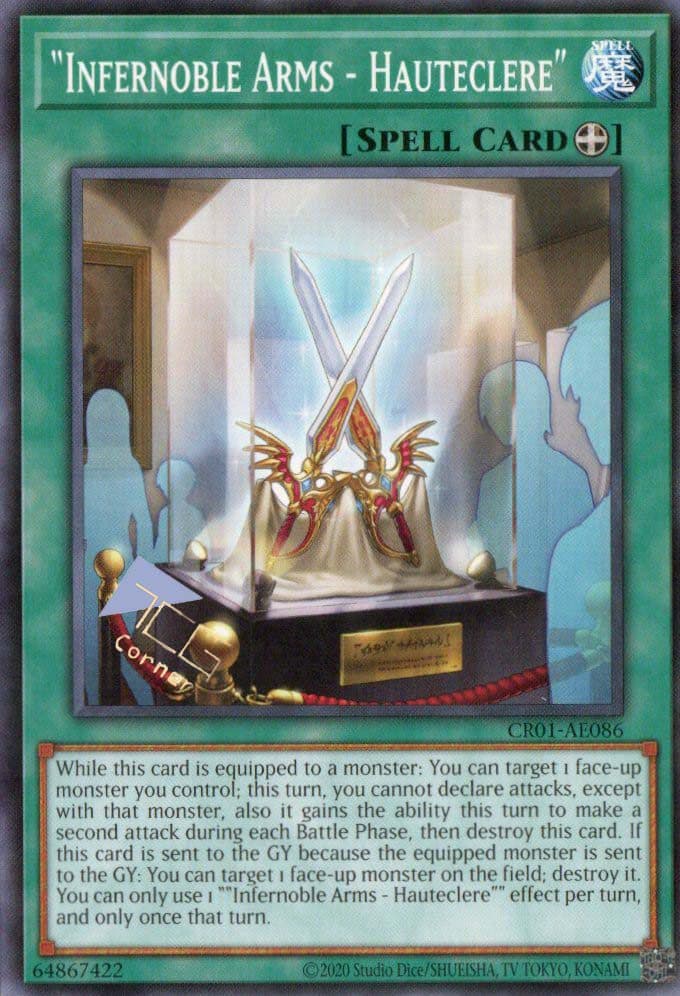 YU GI OH AE - Single Card - CR01-AE086 Infernoble Arms - Hauteclere (N)