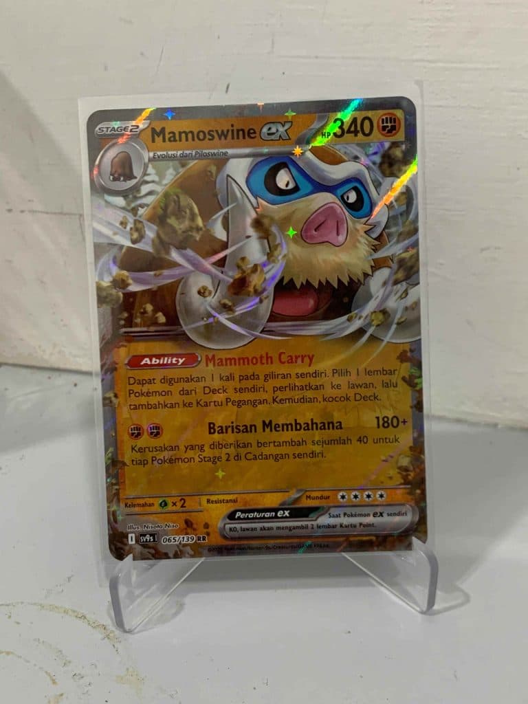 POKEMON INDONESIA - Sv9s 065/139 RR Mamoswine EX