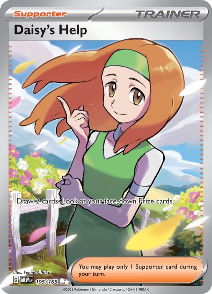 POKEMON ENGLISH - MEW Daisy's Help 195/165 01/071/02/11/111