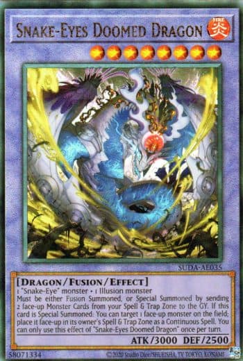 YUGIOH AE - SUDA-AE035 Snake-Eyes Doomed Dragon (UL)