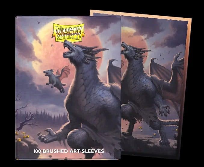 DRAGON SHIELD - 100 Brushed Art Sleeves - 2023 Halloween