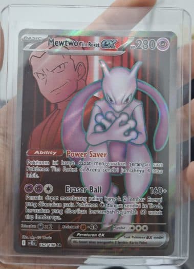 POKEMON INDONESIA – SV10S – 162/138 SR – Mewtwo Tim Rocket
