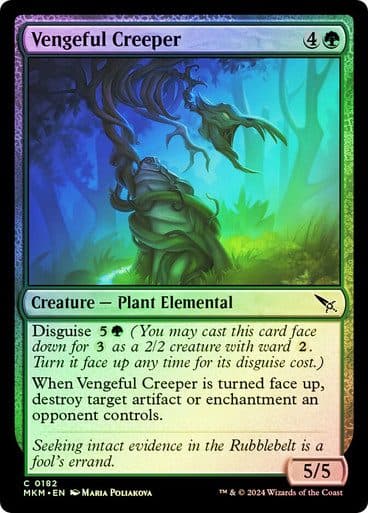 MTG – Single Card MKM EN Holo – C 0182 Vengeful Creeper