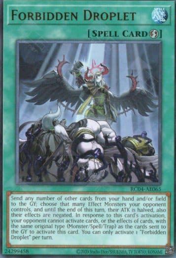 YU GI OH AE - RC04-AE0465 Forbidden Droplet (UR)