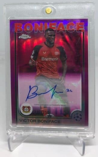 Topps Certified Autograph issue – 237/250 Victor Boniface 01/181/02/20/188