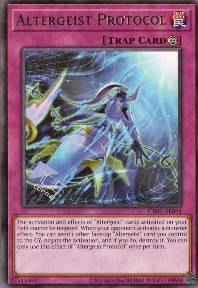 YU GI OH AE - Single Card - CR01-AE044 Altergeist Protocol (R)