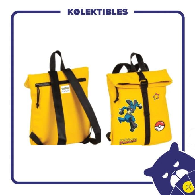 MERCH POKEMON - Backpack Lucario Yellow