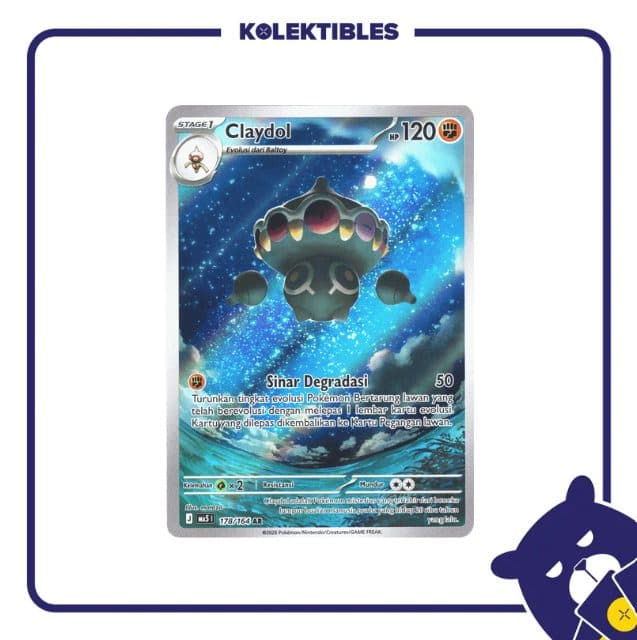 Pokemon Indonesia - MA5 178/164 AR - Claydol