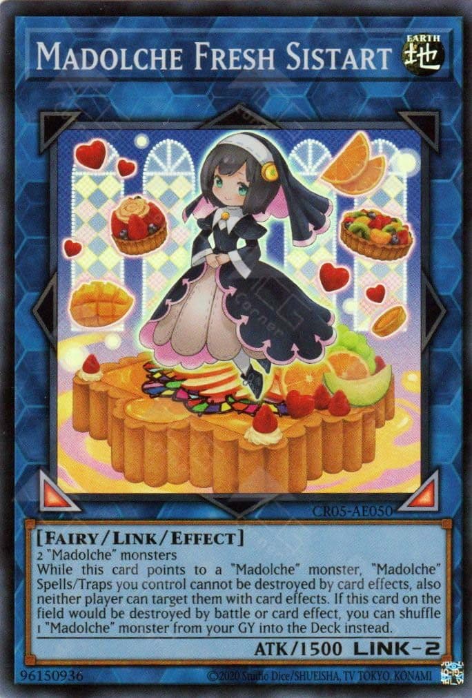 YU GI OH AE- CR05-AE050 - Madolche Fresh Sistart (SR)