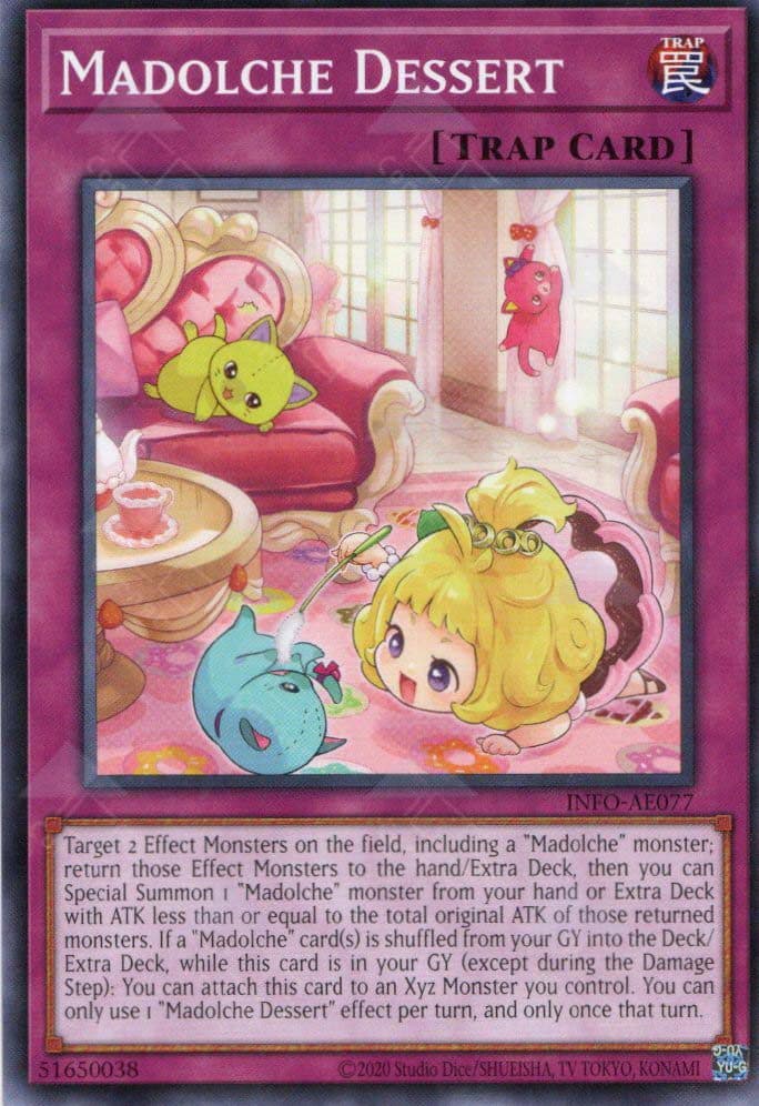 YU GI OH OH - INFO-AE077 Madolche Dessert (N)