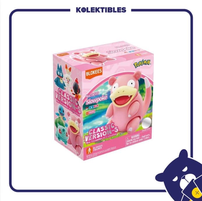 Blokees Figure – Pokemon Classic Edition CV-S 02 – Slowpoke
