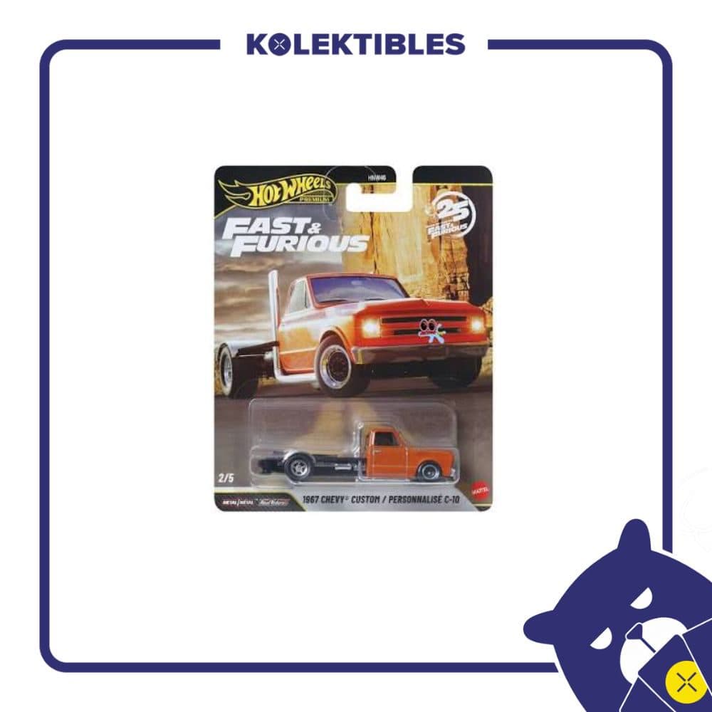 Hot Wheels Premium – Fast & Furious 1967 Chevy Custom/Personnalise C10 01/159/07/22/190