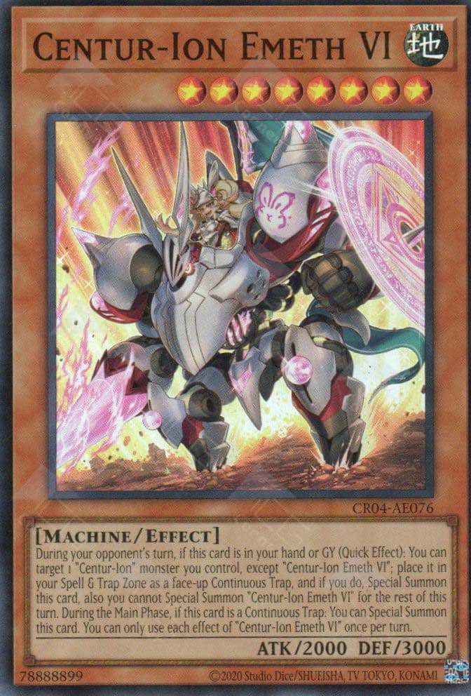 YU GI OH AE - Single Card - CR04-AE076 Centur-Ion Emeth VI (SR)
