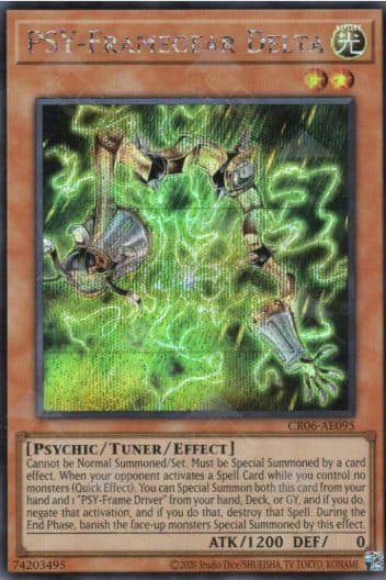 YUGIOH AE - CR06-AE095 PSY-Framegear Delta (SER)