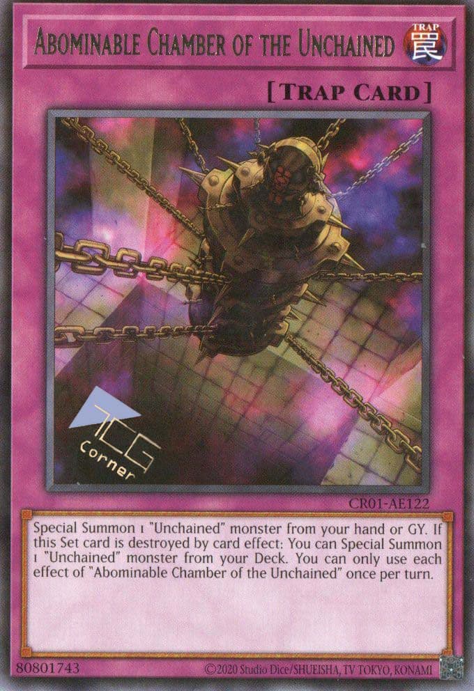 YU GI OH AE - Single Card - CR01-AE122 Abominable Chamber of the Unchained (R)