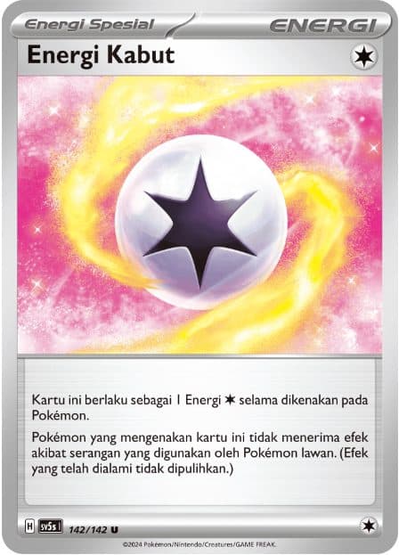 POKEMON INDONESIA SV5s - Energi Kabut 142/142 U