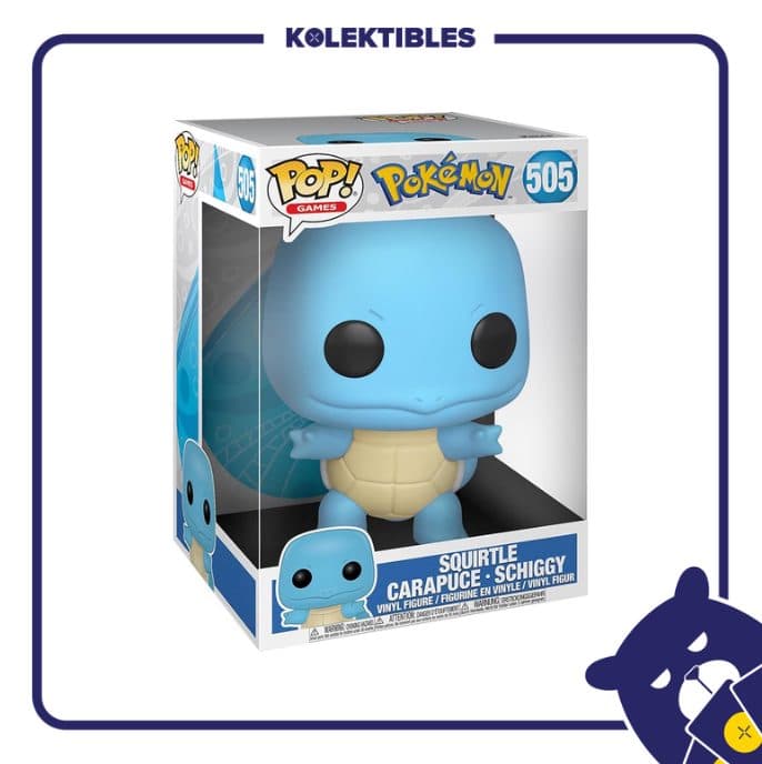 A – Funko Pop Pokemon - 505 Squirtle 10-inch 01/027/06/17/177