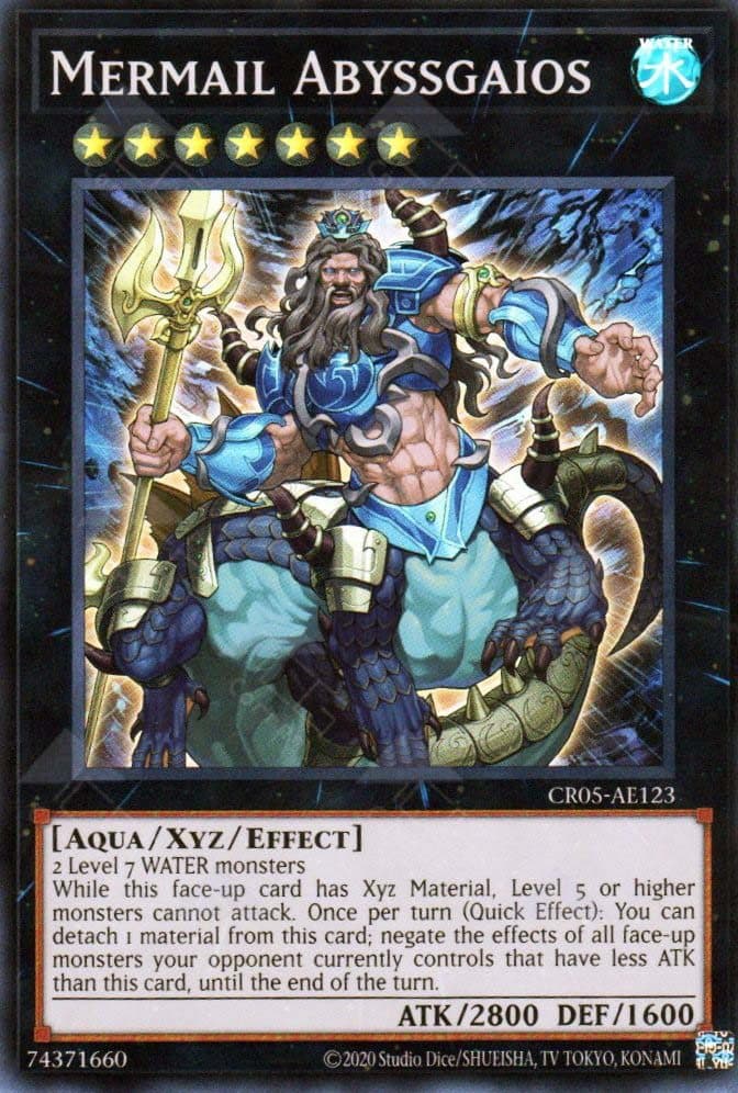 YU GI OH AE - CR05-AE123 Mermail Abyssgaios (SR)