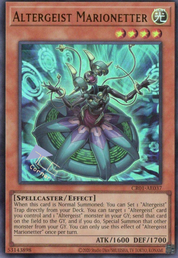 YU GI OH AE - Single Card - CR01-AE037 Altergeist Marionetter (UR)